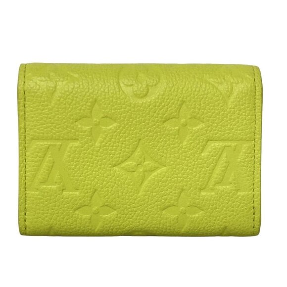 Auth LOUIS VUITTON Rosalie Coin Purse M14506 zesty lime Monogram Empreinte - - Picture 2 of 12